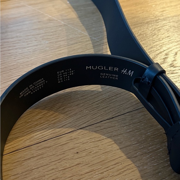 Mugler x HM Leather Belt